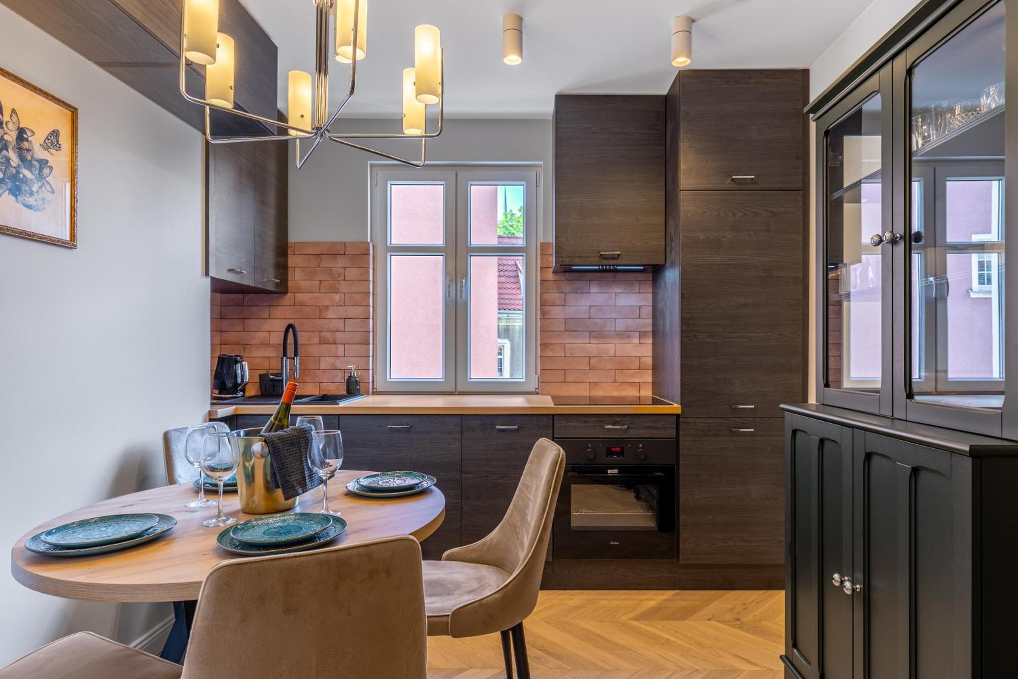Stylowy Apartament W Sercu Starowki Z Widokiem Na Motlawe Гданьск Экстерьер фото
